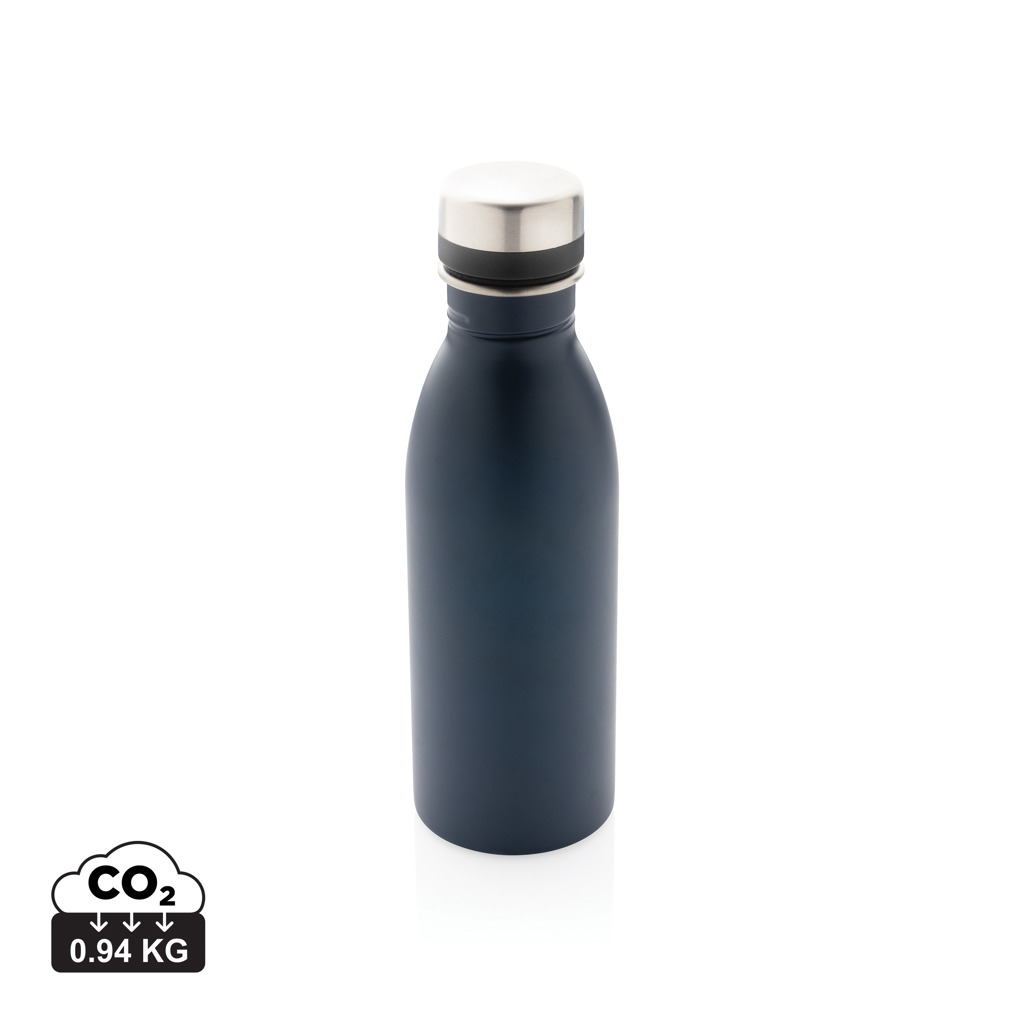 Botella de agua de lujo personalizada acero reciclado RCS 500ml - Tazas y botellas - Regalo Promocional Personalizado