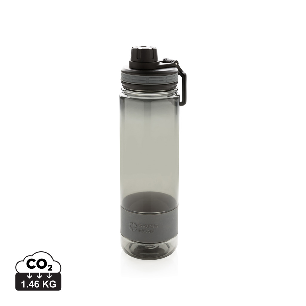 Botella personalizada Tritan Swiss Peak antigoteo con aro silicona 750ml - Tazas y botellas - Regalo Promocional Personalizado