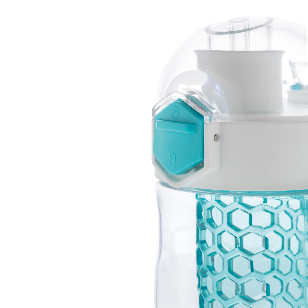 Botella infusora personalizada Honeycomb antigoteo con botón 700ml - Tazas y botellas - Regalo Promocional Personalizado - imagen 6