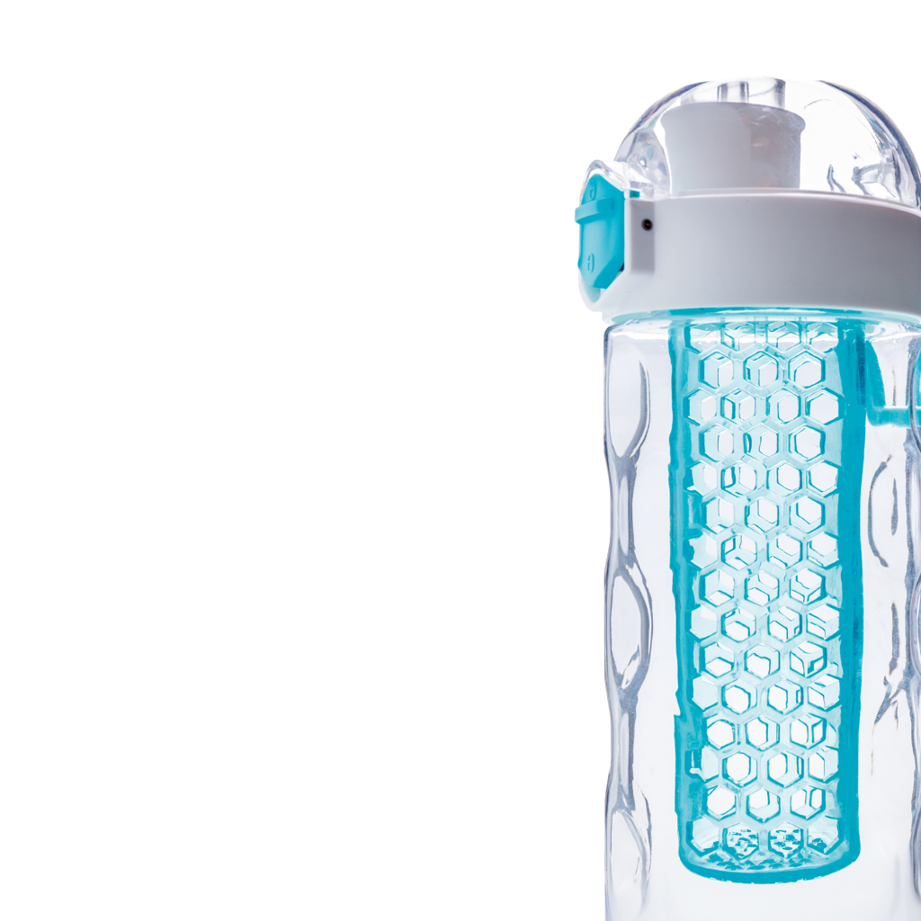 Botella infusora personalizada Honeycomb antigoteo con botón 700ml - Tazas y botellas - Regalo Promocional Personalizado - imagen 9