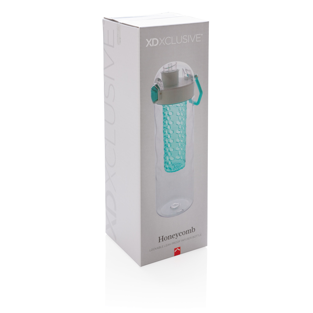 Botella infusora personalizada Honeycomb antigoteo con botón 700ml - Tazas y botellas - Regalo Promocional Personalizado - imagen 10