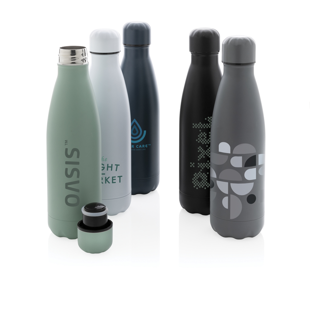 Botella de acero inoxidable personalizada al vacío color sólido 500ml - Tazas y botellas - Regalo Promocional Personalizado - imagen 7