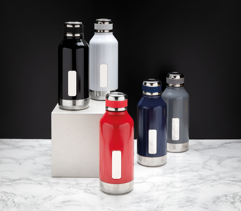 Botella personalizada al vacío antigoteo con placa para logo 500ml - Tazas y botellas - Regalo Promocional Personalizado - imagen 12