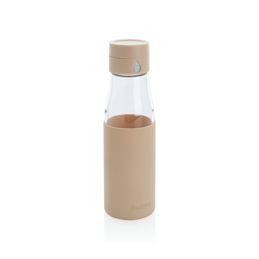 Botella personalizada de hidratación de vidrio Ukiyo con funda 600ml - Tazas y botellas - Regalo Promocional Personalizado - imagen 2