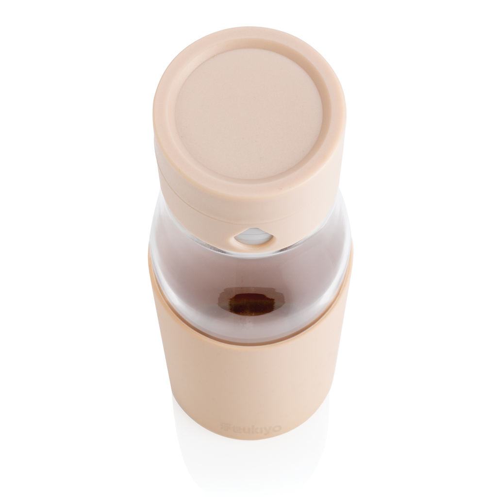 Botella personalizada de hidratación de vidrio Ukiyo con funda 600ml - Tazas y botellas - Regalo Promocional Personalizado - imagen 5