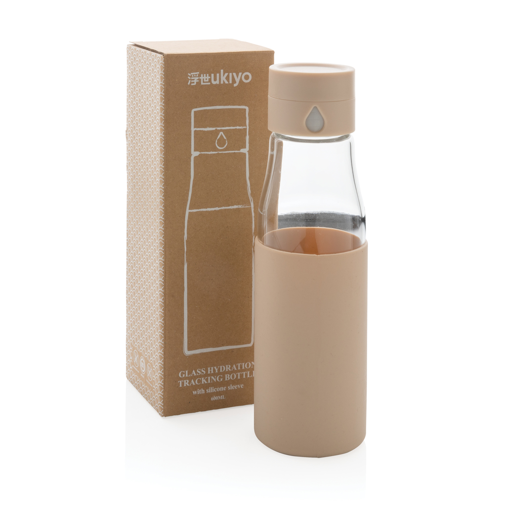 Botella personalizada de hidratación de vidrio Ukiyo con funda 600ml - Tazas y botellas - Regalo Promocional Personalizado - imagen 9