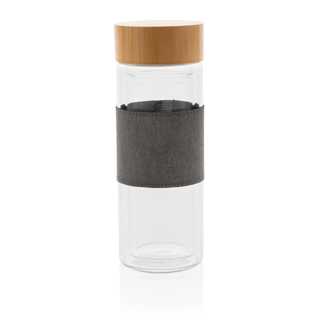 Botella personalizada Impact de vidrio borosilicato doble pared 360ml - Tazas y botellas - Regalo Promocional Personalizado - imagen 5