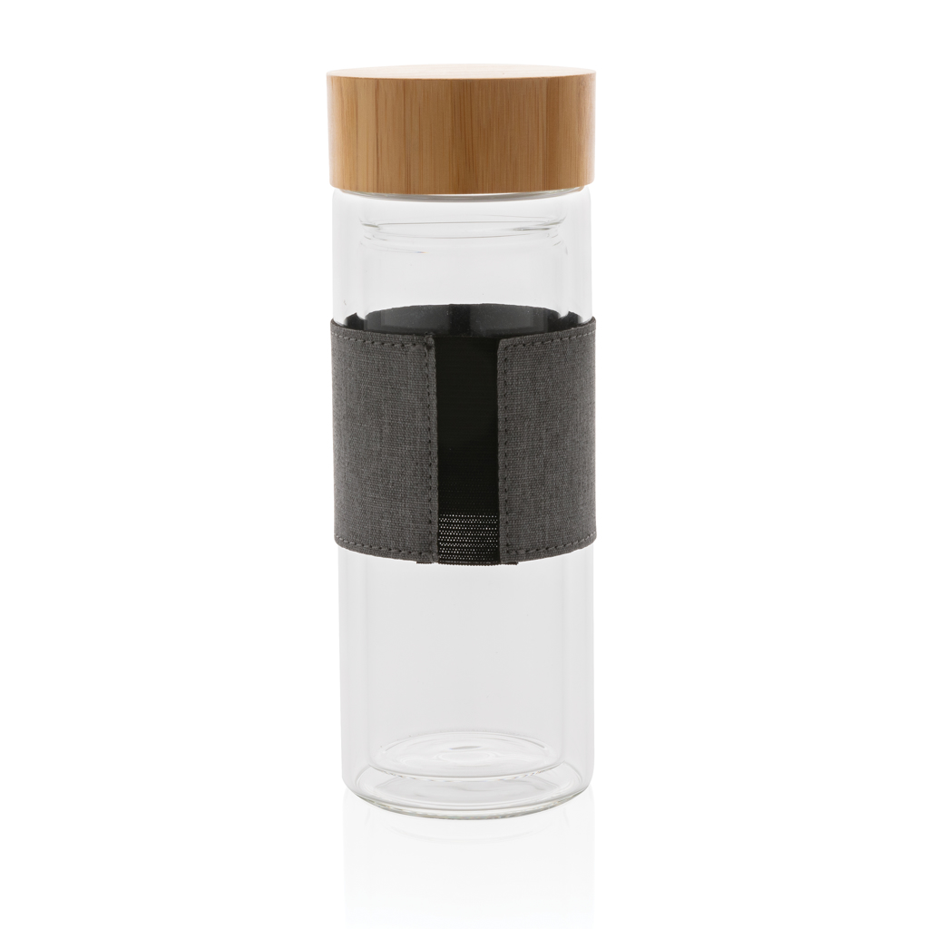Botella personalizada Impact de vidrio borosilicato doble pared 360ml - Tazas y botellas - Regalo Promocional Personalizado - imagen 6