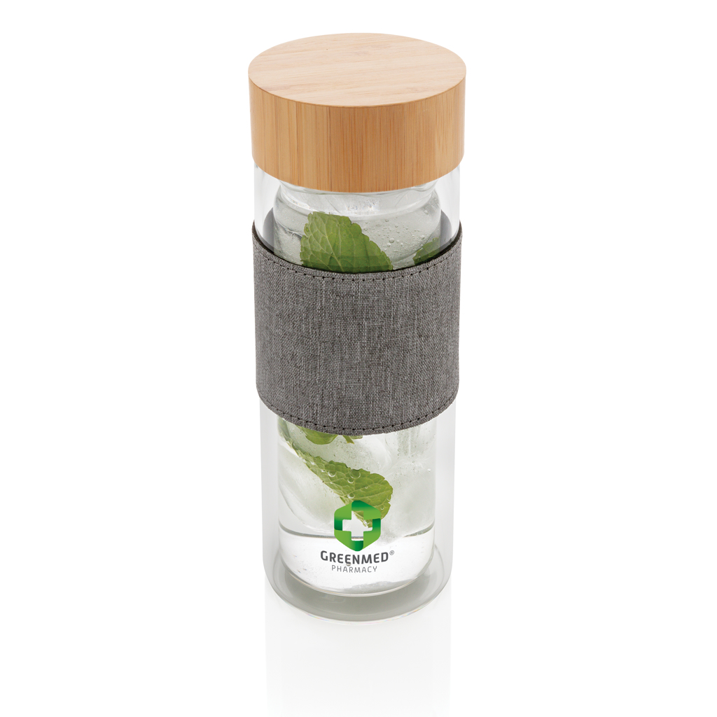Botella personalizada Impact de vidrio borosilicato doble pared 360ml - Tazas y botellas - Regalo Promocional Personalizado - imagen 9
