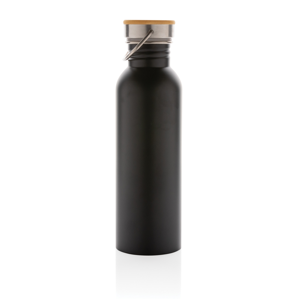 Botella personalizada moderna de acero inoxidable con tapa de bambú de 710ml - Tazas y botellas - Regalo Promocional Personalizado - imagen 4