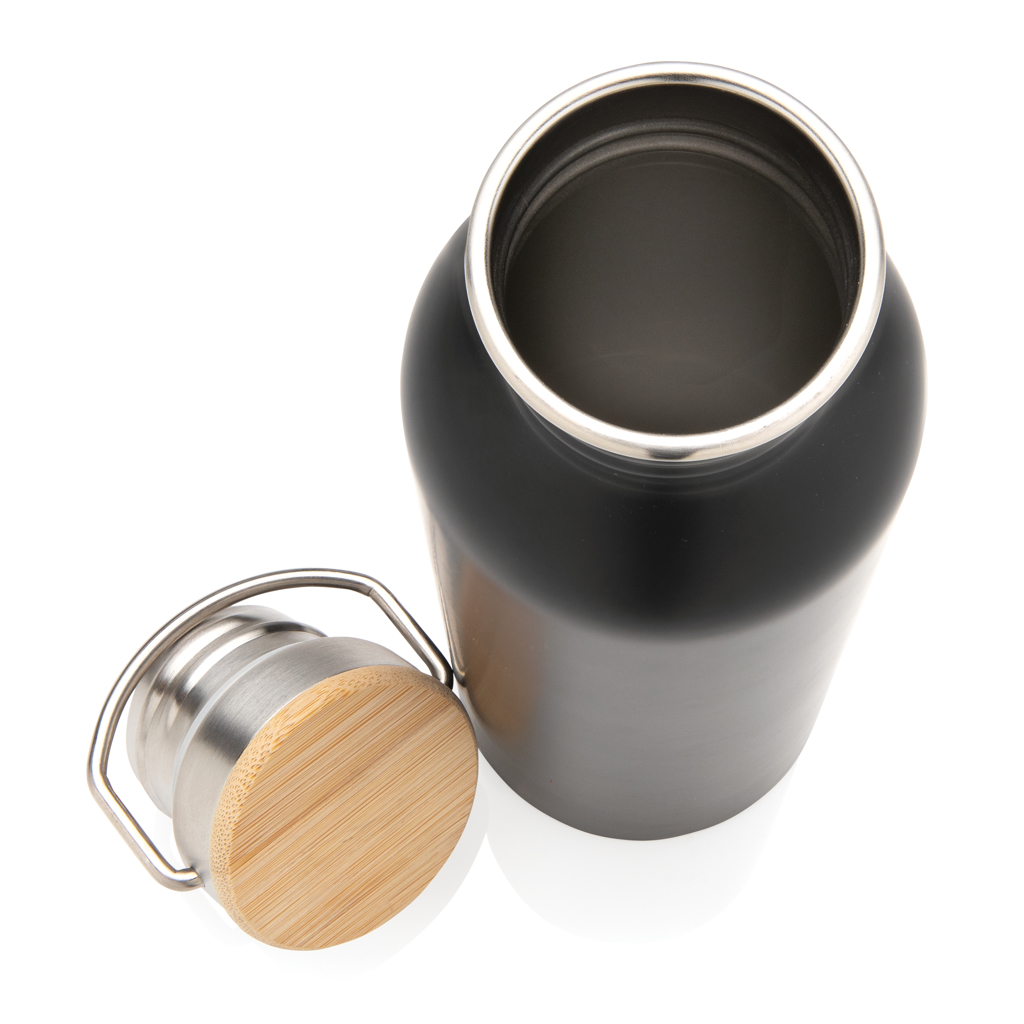 Botella personalizada moderna de acero inoxidable con tapa de bambú de 710ml - Tazas y botellas - Regalo Promocional Personalizado - imagen 5