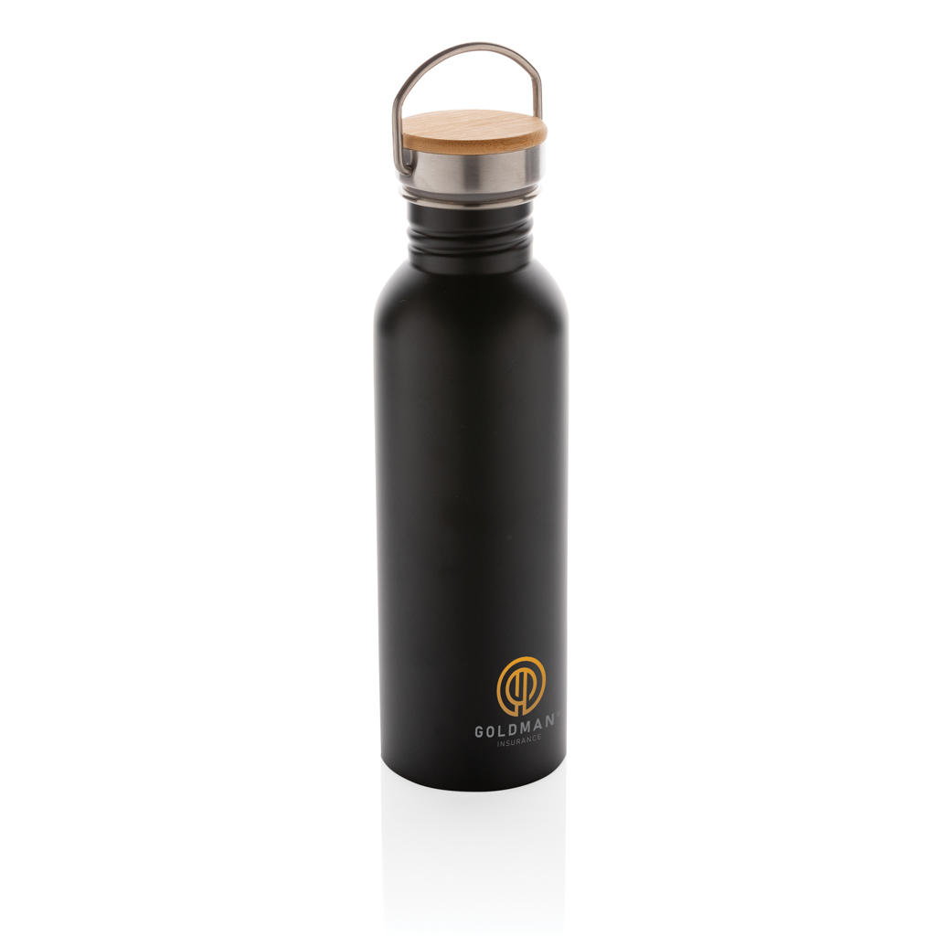 Botella personalizada moderna de acero inoxidable con tapa de bambú de 710ml - Tazas y botellas - Regalo Promocional Personalizado - imagen 6