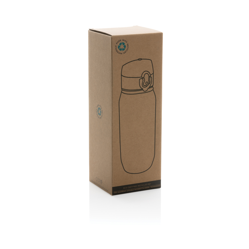 Botella de agua personalizada Yide antigoteo de PET reciclado RCS de 600ml - Tazas y botellas - Regalo Promocional Personalizado - imagen 10