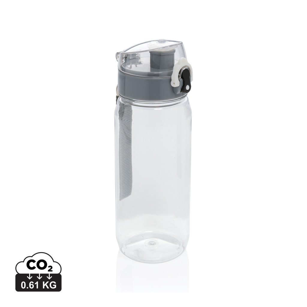 Botella de agua personalizada Yide antigoteo de PET reciclado RCS de 600ml - Tazas y botellas - Regalo Promocional Personalizado