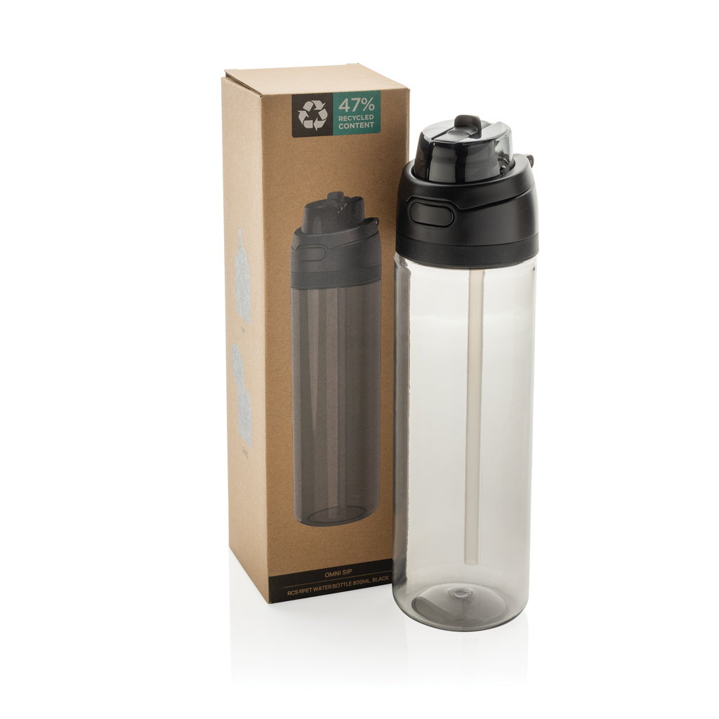 Botella de agua Omni Sip RCS RPET 800 ml - Tazas y botellas - Regalo Promocional Personalizado - imagen 3