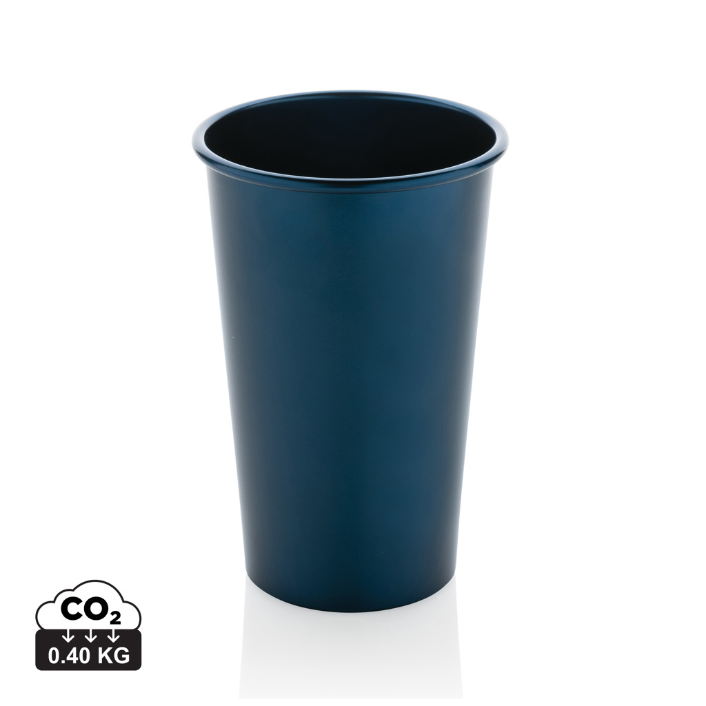 Vaso ligero personalizado Alo RCS de aluminio reciclado de 450ml