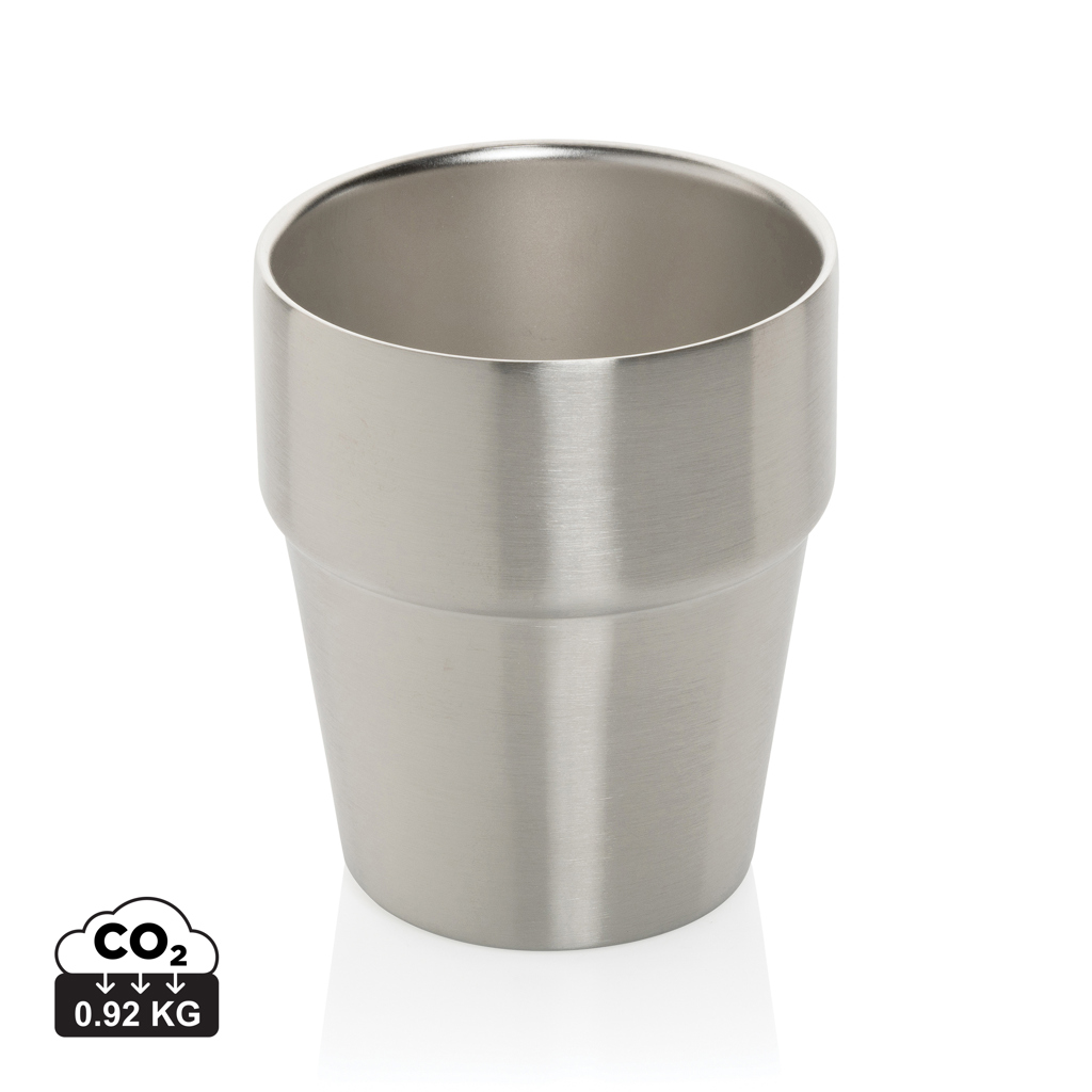Taza personalizada de café Clark RCS de acero de doble pared de 300ml - Tazas y vasos personalizados - Regalo Promocional Personalizado