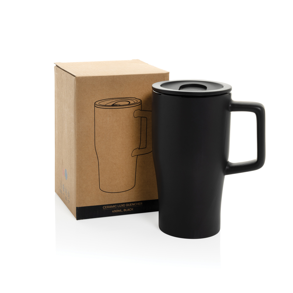 Taza cerámica de lujo 490 ml - Tazas y vasos personalizados - Regalo Promocional Personalizado - imagen 3