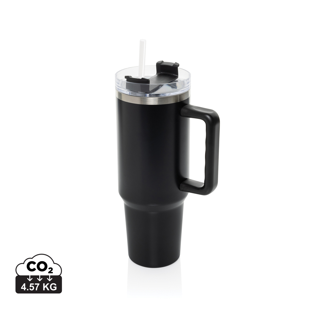 Vaso personalizado de acero reciclado Stadley RCS de 1200ml - Termos personalizados - Regalo Promocional Personalizado