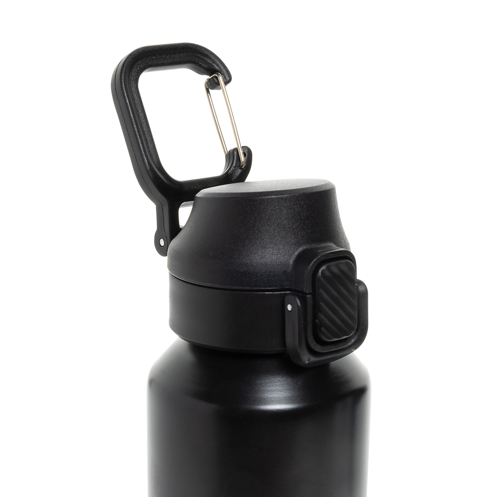 Botella personalizada deportiva Via RCS Re-steel con tapa bloqueable de 600ml - Termos personalizados - Regalo Promocional Personalizado - imagen 4