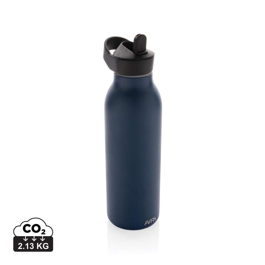 Botella personalizada de agua Avira Ara RCS con tapa de acero de 500ml