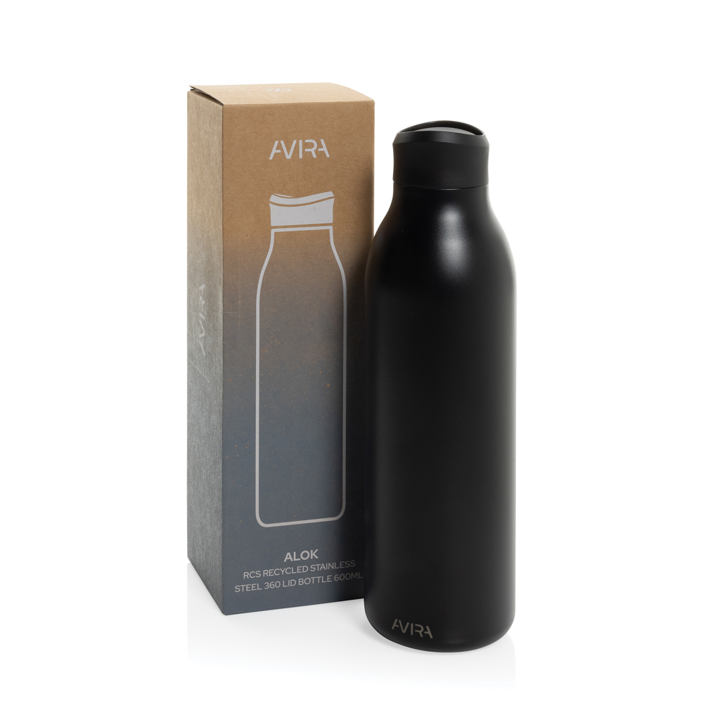 Botella personalizada de agua Avira Alok RCS Re-Steel 360 de 600ml - Termos personalizados - Regalo Promocional Personalizado - imagen 14