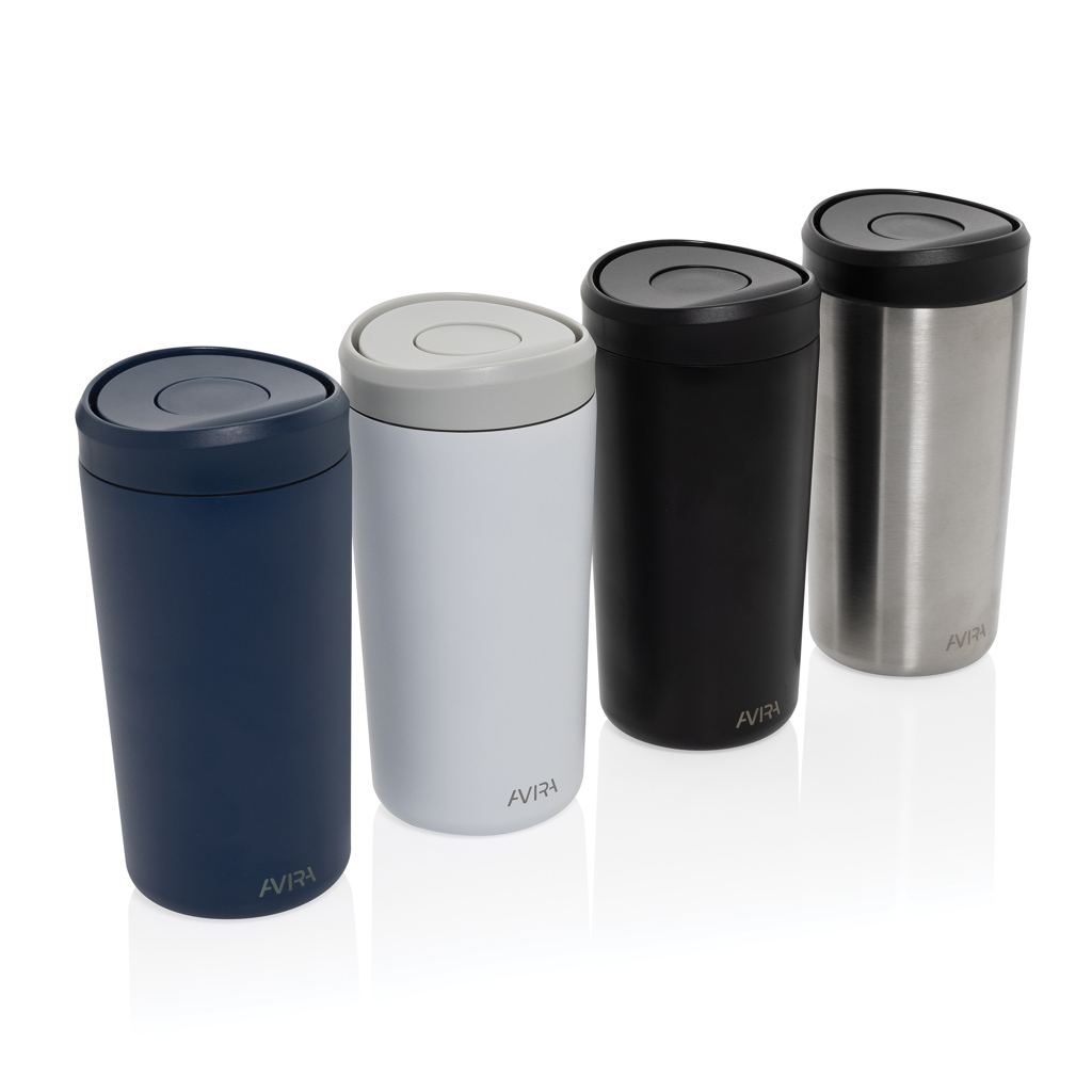 Taza personalizada Avira Alix de acero inoxidable RCS sistema de clic de 400ml - Termos personalizados - Regalo Promocional Personalizado - imagen 11