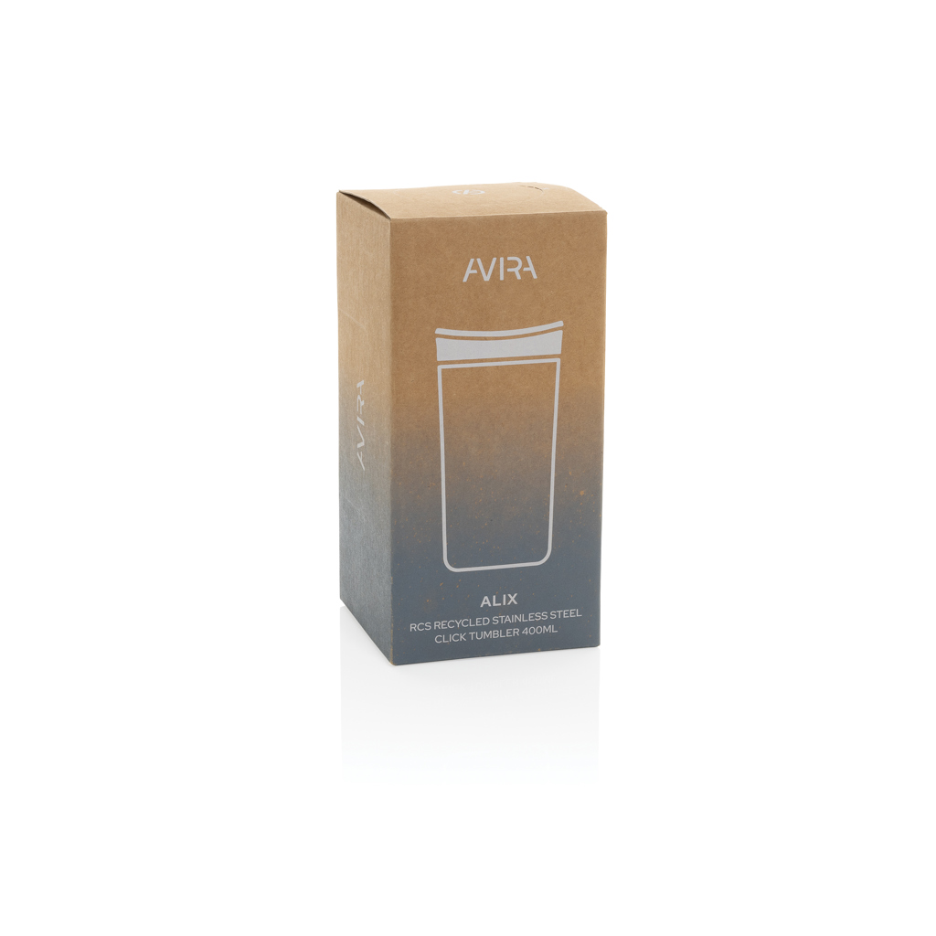 Taza personalizada Avira Alix de acero inoxidable RCS sistema de clic de 400ml - Termos personalizados - Regalo Promocional Personalizado - imagen 4