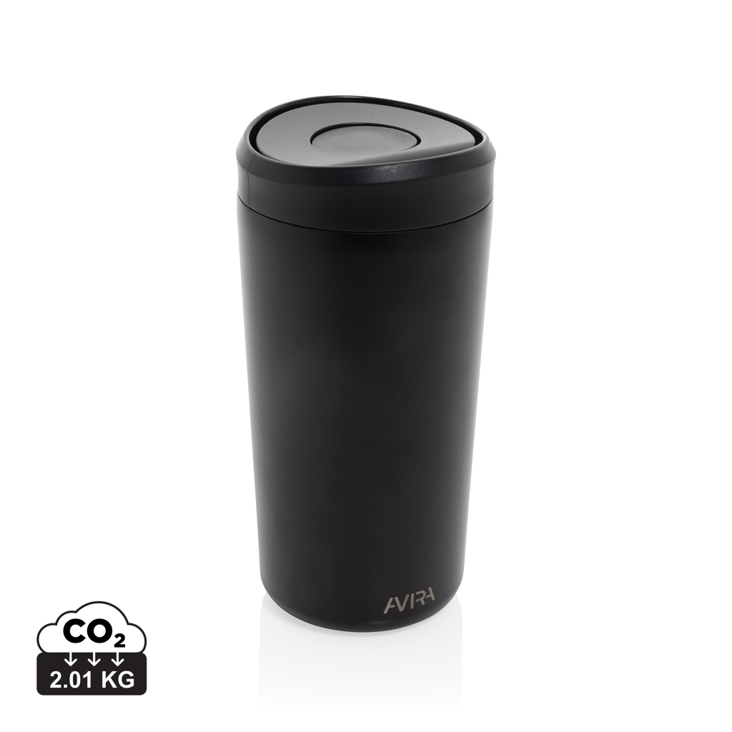 Taza personalizada Avira Alix de acero inoxidable RCS sistema de clic de 400ml - Termos personalizados - Regalo Promocional Personalizado