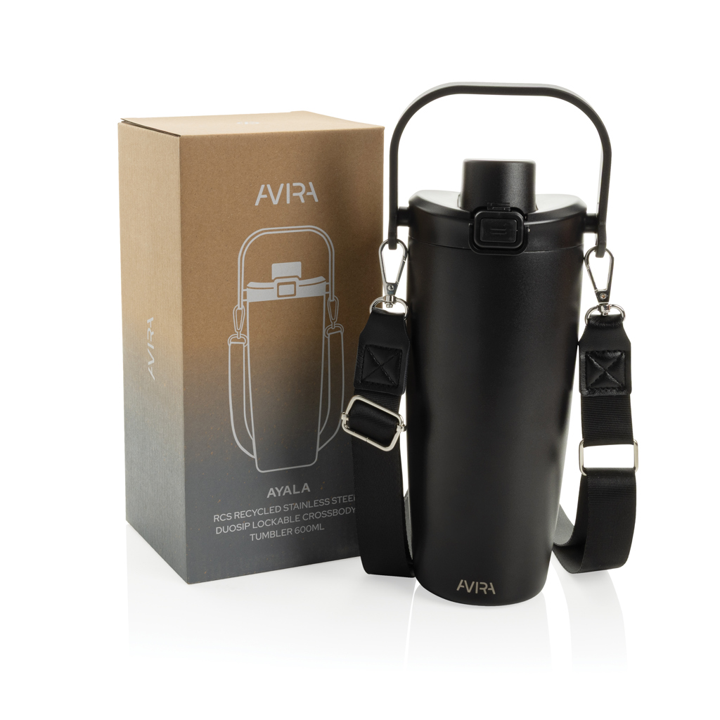 Taza con cierre Avira Ayala RCS Re-steel Duosip - Tazas y vasos personalizados - Regalo Promocional Personalizado - imagen 3