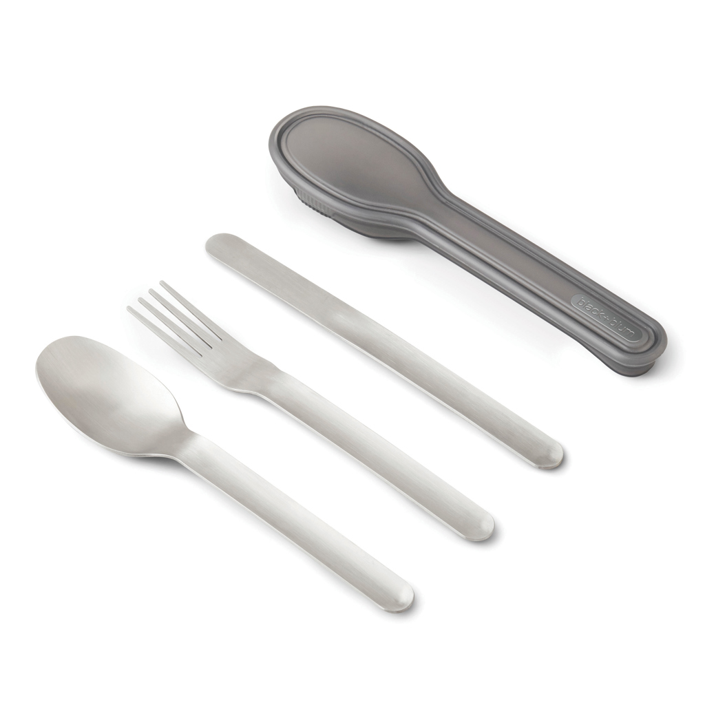 Set de cubiertos personalizado Black+Blum de acero inoxidable - Otros accesorios cocina - Regalo Promocional Personalizado - vista alternativa