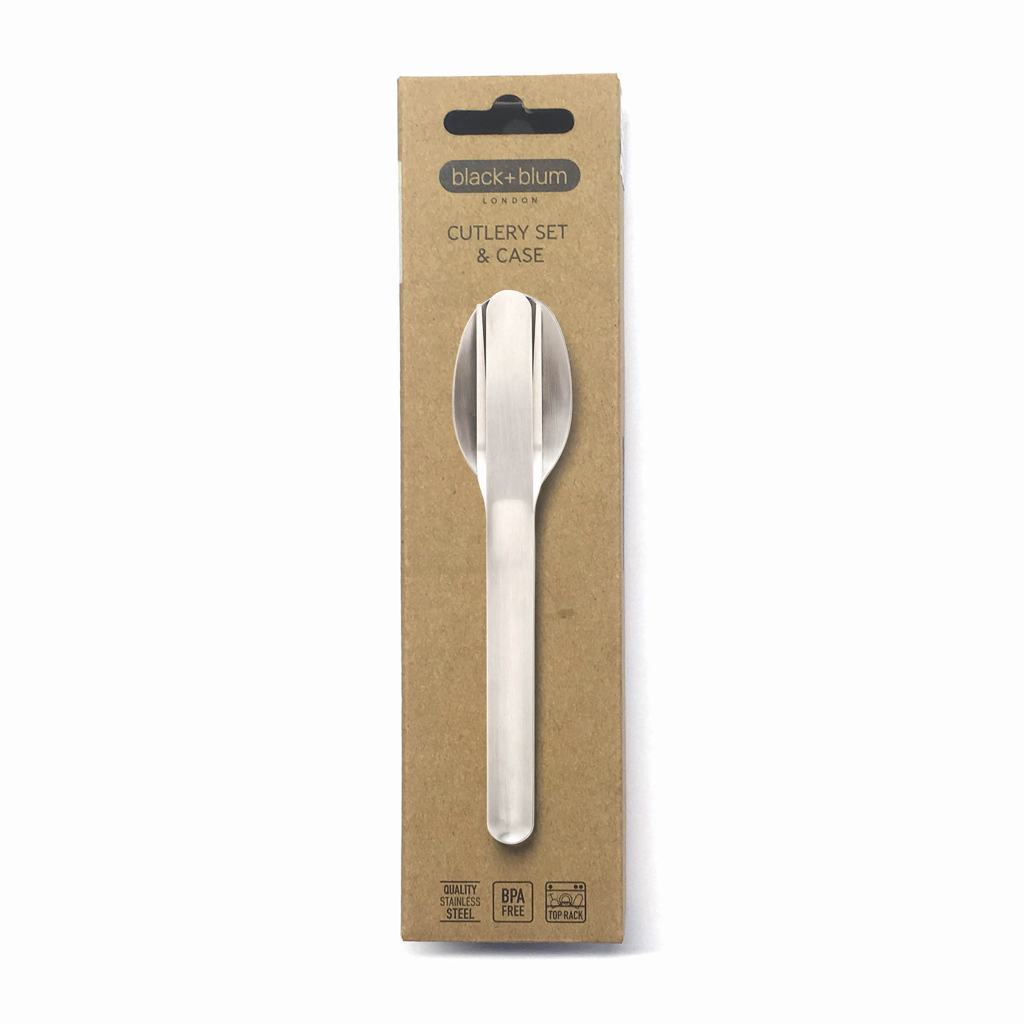 Set de cubiertos personalizado Black+Blum de acero inoxidable - Otros accesorios cocina - Regalo Promocional Personalizado - imagen 19