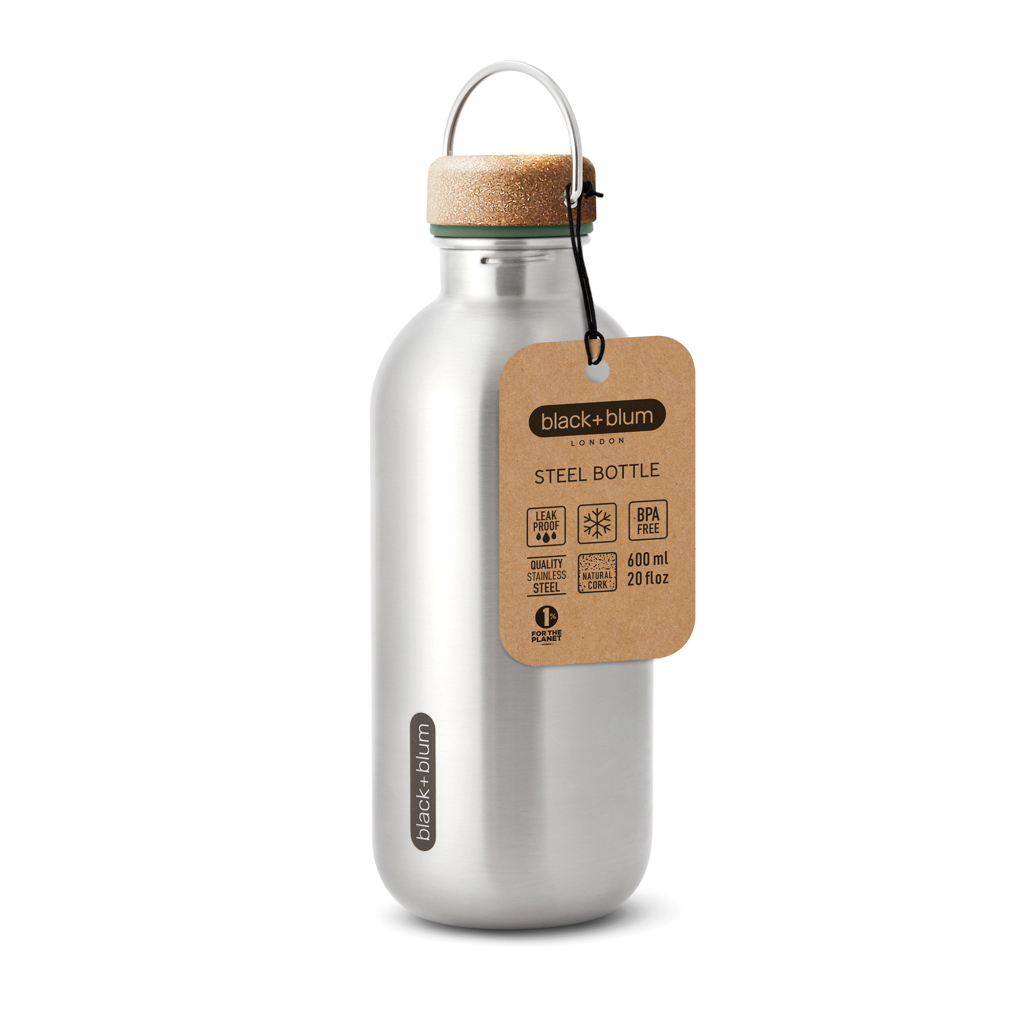 Botella de agua de acero Black+Blum 600ml - Tazas y botellas - Regalo Promocional Personalizado - imagen 17