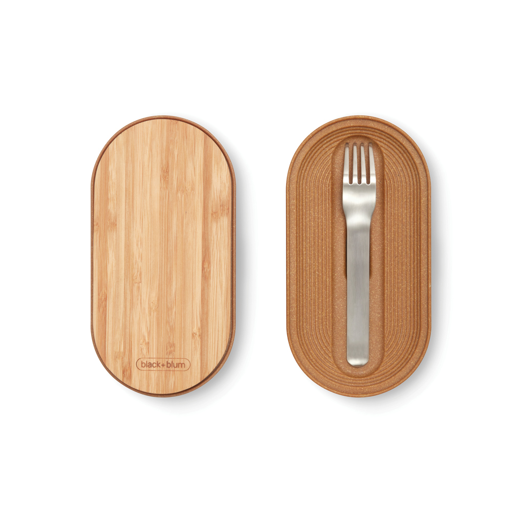 Tuppers Bento Doble de acero inoxidable Black+Blum - Termos personalizados - Regalo Promocional Personalizado - imagen 12