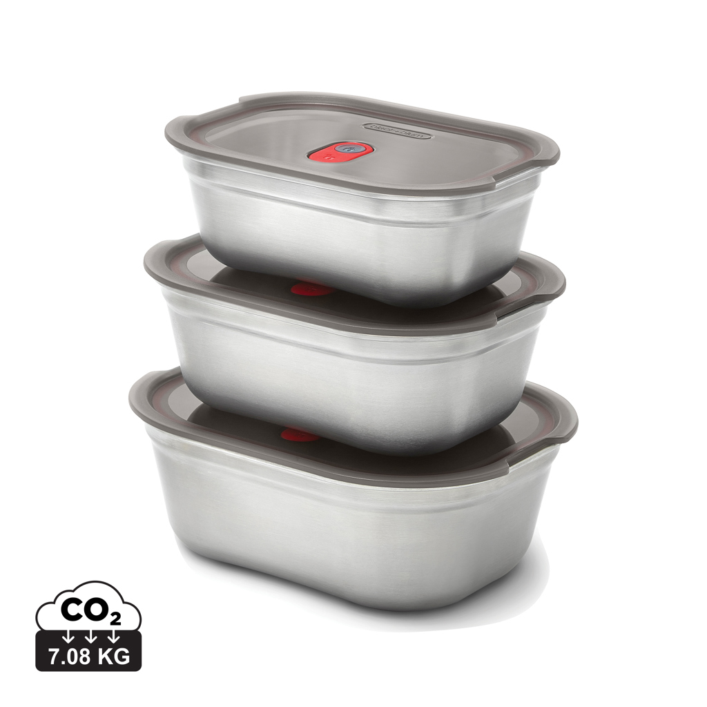 Caja comida Black+Blum (3 piezas, pequeño, mediano y grande)