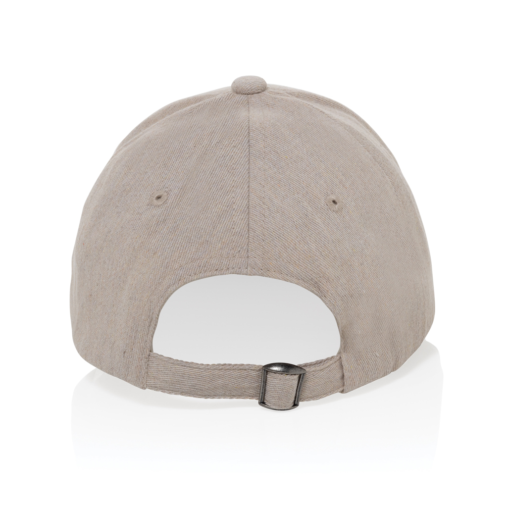 Gorra 6 paneles tejido jaspeado reciclado Milo AWARE™200 gr - Gorras y sombreros - Regalo Promocional Personalizado - imagen 3