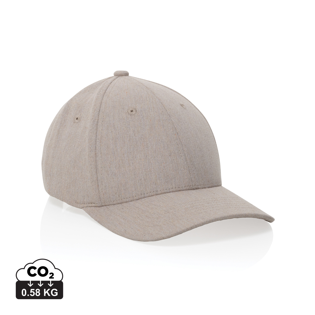 Gorra 6 paneles tejido jaspeado reciclado Milo AWARE™200 gr - Gorras y sombreros - Regalo Promocional Personalizado