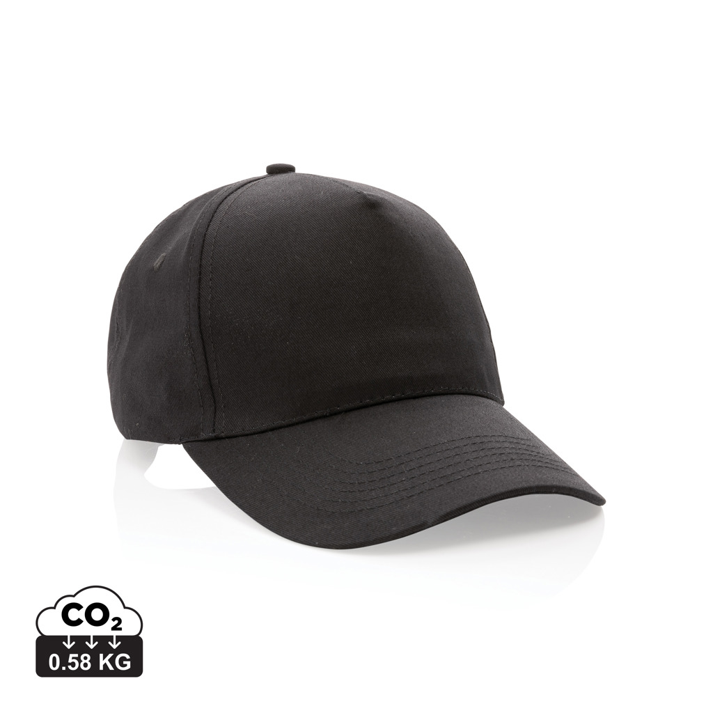 Gorra personalizada Impact 190gr de algodón reciclado con trazador AWARE™