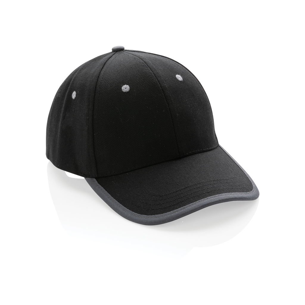 Gorra de 6 paneles de algodón cepillado 280gr Impact AWARE ™ - Gorras y sombreros - Regalo Promocional Personalizado - vista alternativa