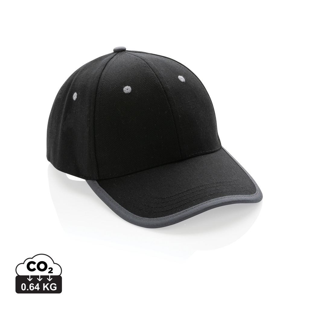 Gorra de 6 paneles de algodón cepillado 280gr Impact AWARE ™ - Gorras y sombreros - Regalo Promocional Personalizado
