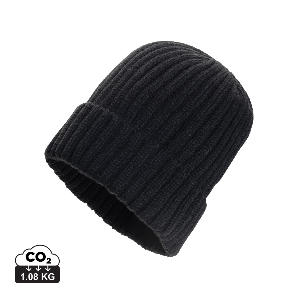 Gorro personalizado Kennedi AWARE™ Polylana® con canalé grande - Gorros personalizados - Regalo Promocional Personalizado