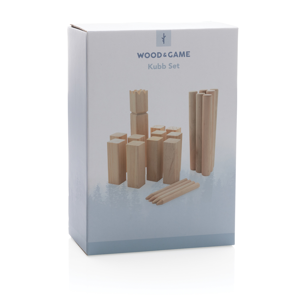 Juego kubb personalizado de madera sueco - Verano - Regalo Promocional Personalizado - imagen 8