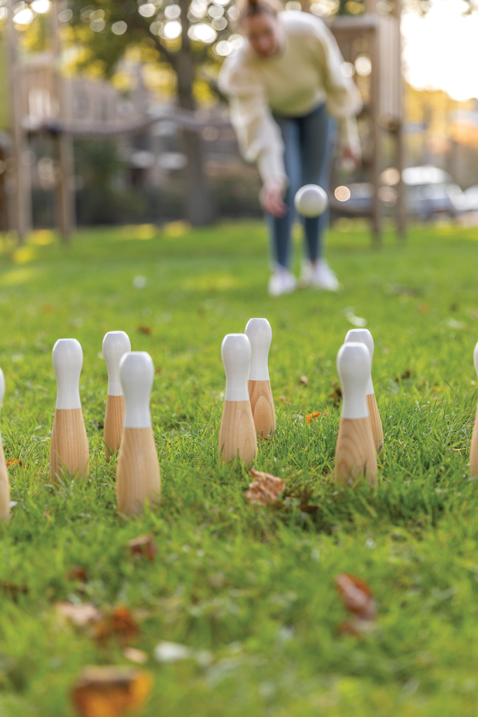 Juego de bolos personalizado de madera artesanal - Verano - Regalo Promocional Personalizado - imagen 6