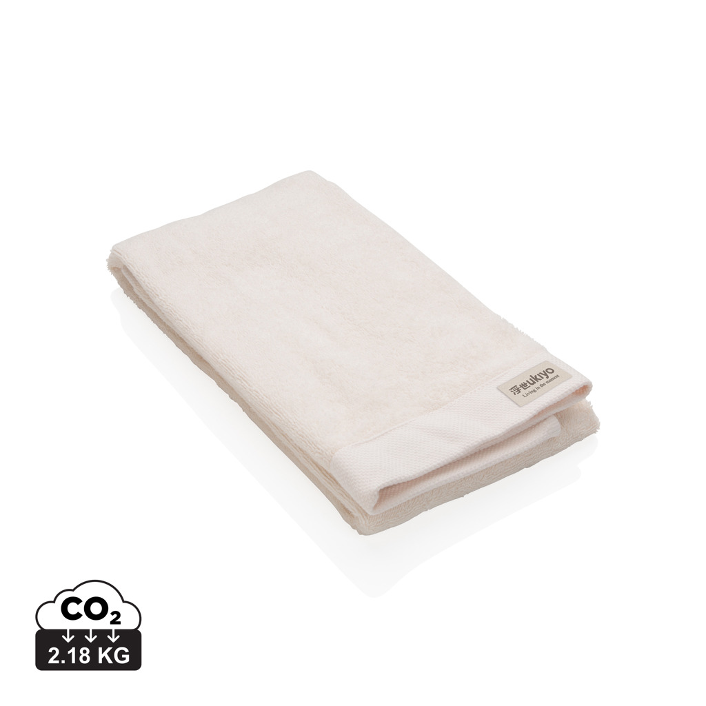 Toalla de baño personalizada Ukiyo Sakura AWARE™ de 500 g/m2 50x100 cm - Verano - Regalo Promocional Personalizado