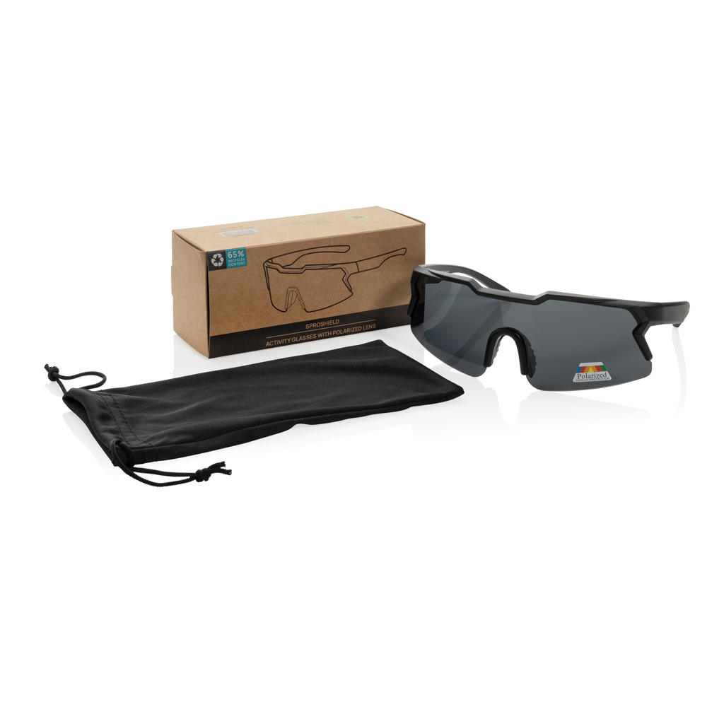 SproShield Gafas de sol deportivas con lentes polarizadas - Verano - Regalo Promocional Personalizado - imagen 8