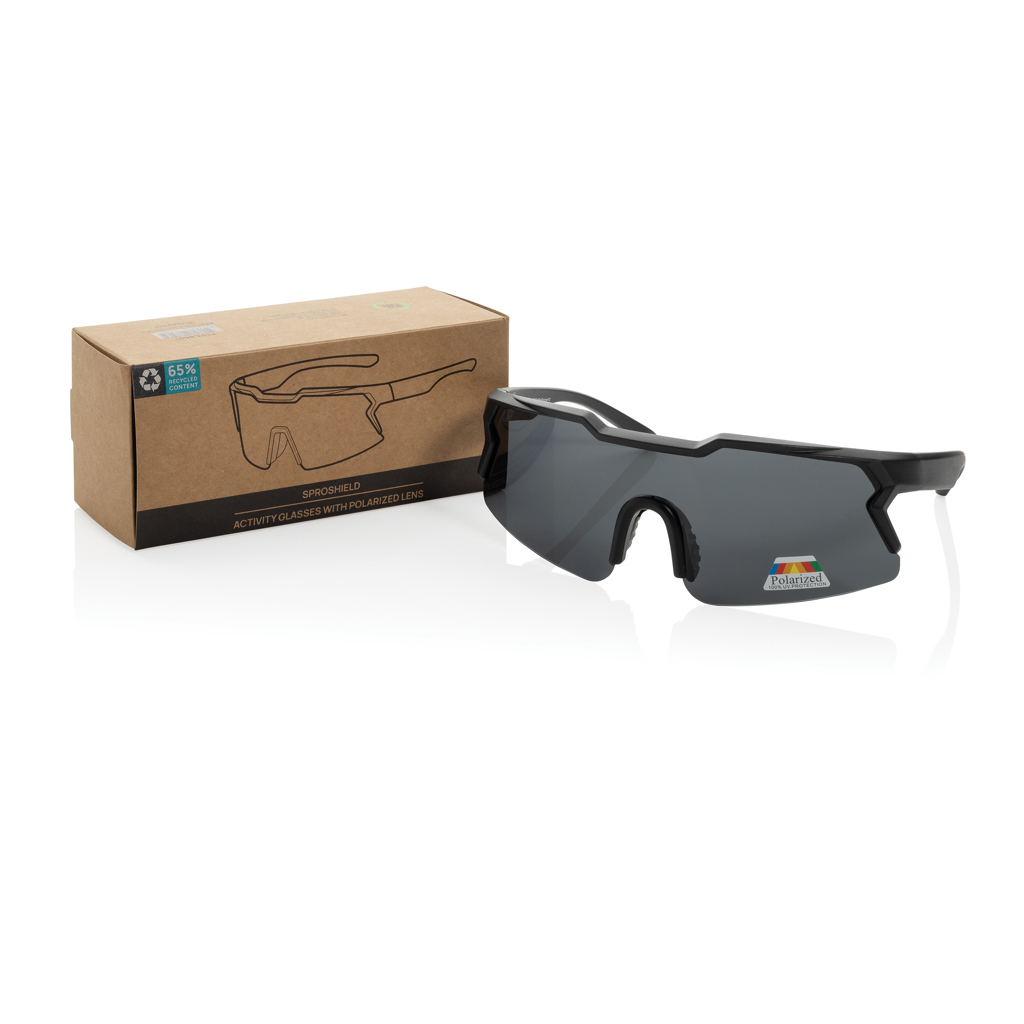 SproShield Gafas de sol deportivas con lentes polarizadas - Verano - Regalo Promocional Personalizado - imagen 9