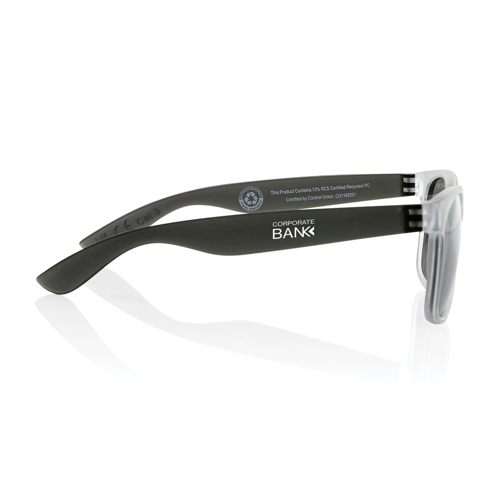 Gafas de sol personalizadas con lentes de espejo de PC reciclado Gleam RCS - Verano - Regalo Promocional Personalizado - imagen 4