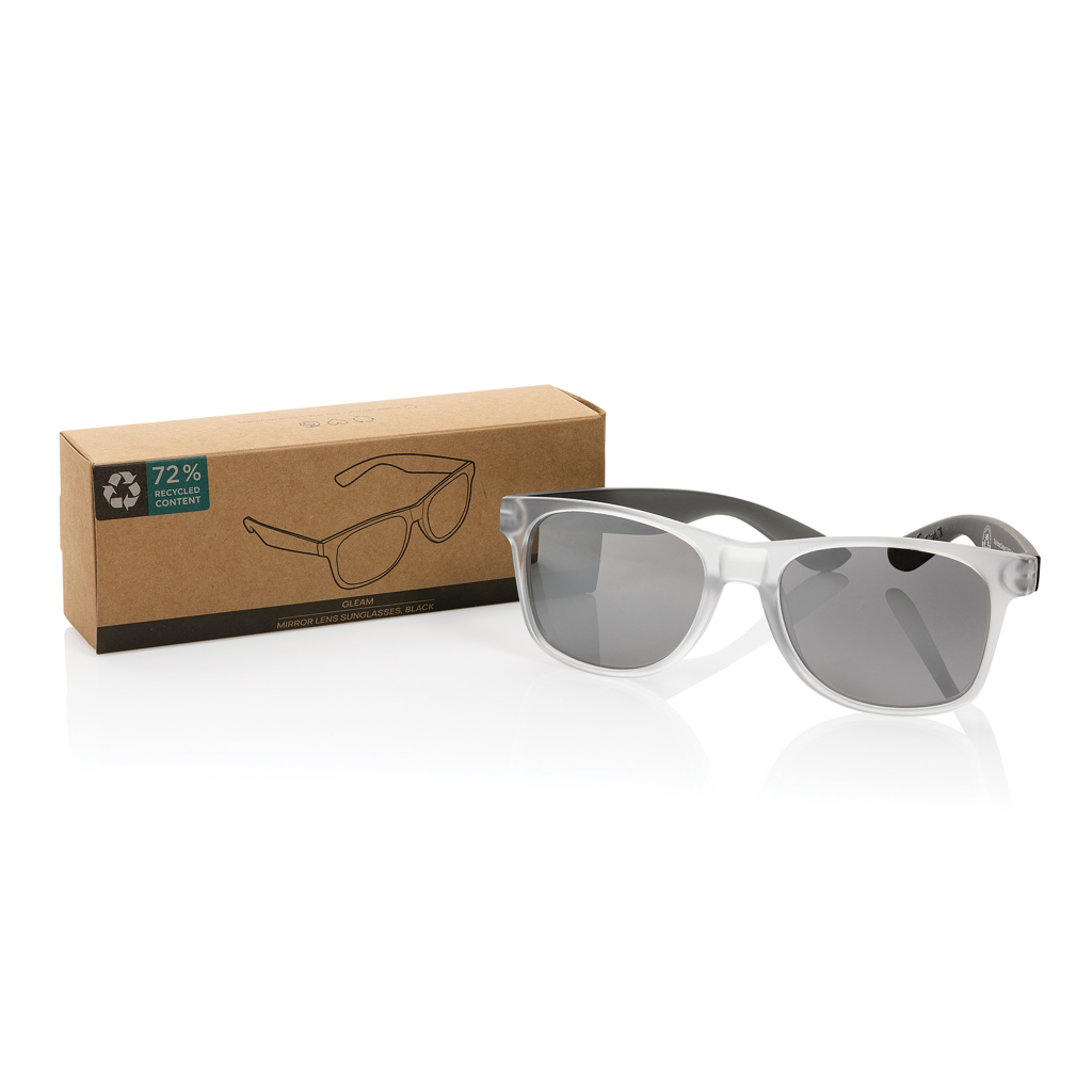 Gafas de sol personalizadas con lentes de espejo de PC reciclado Gleam RCS - Verano - Regalo Promocional Personalizado - imagen 8