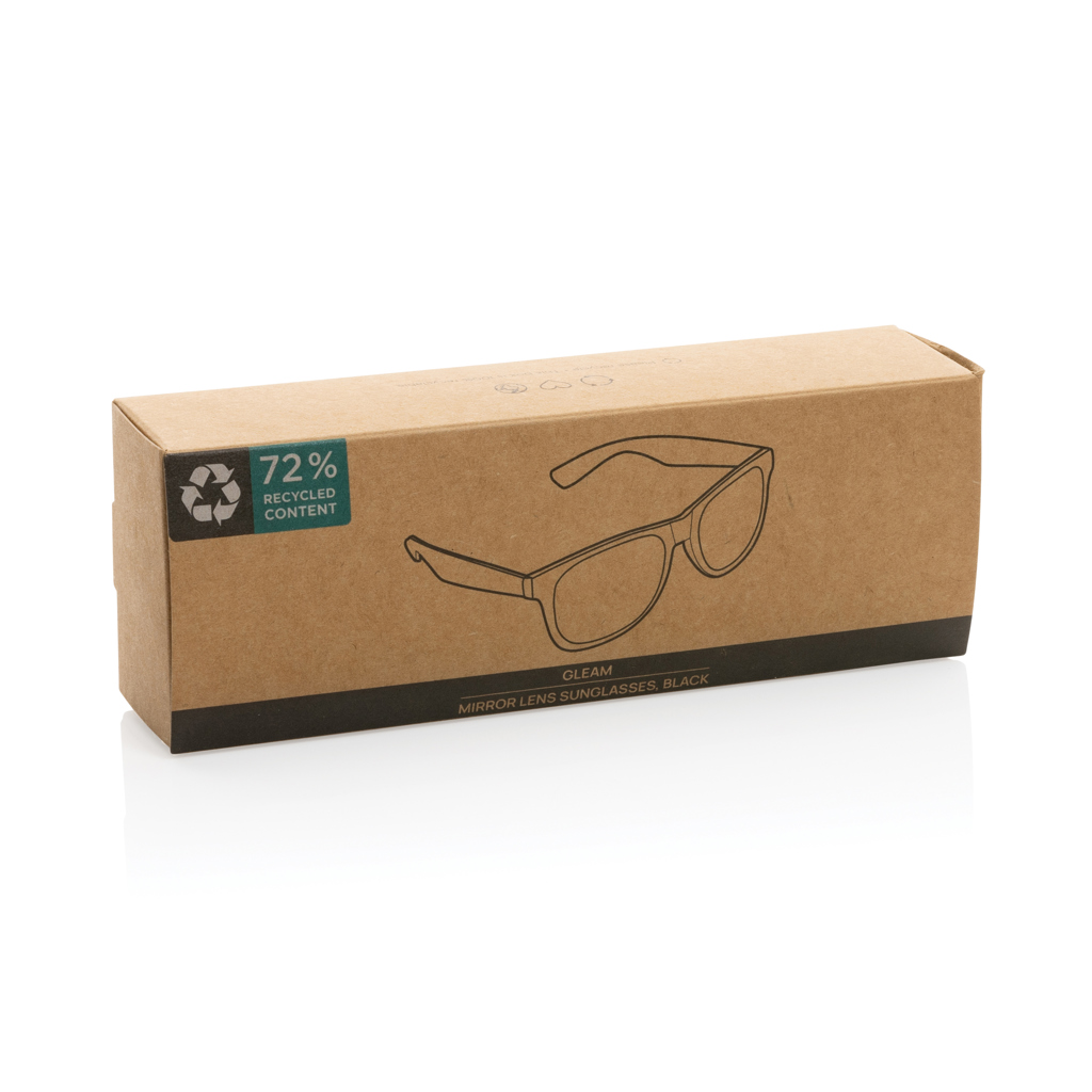 Gafas de sol personalizadas con lentes de espejo de PC reciclado Gleam RCS - Verano - Regalo Promocional Personalizado - imagen 9