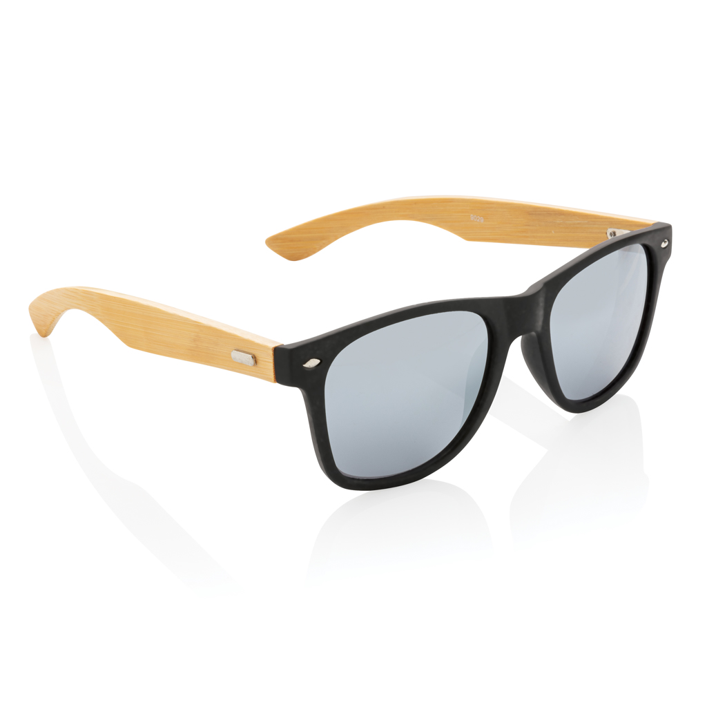Gafas de sol personalizadas de plástico reciclado bambú y RCS - Verano - Regalo Promocional Personalizado - vista alternativa